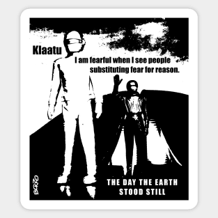 The Day The Earth Stood Still 2 Sticker